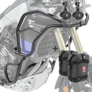 Set Sturzbügel oben unten + Scheinwerfer XL für Yamaha Tenere 700 19-21 + Taschen Motoguard schwarz_1