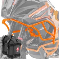 Set Verkleidungsschutzbügel + Taschen X21 passend für KTM 1290 Super Adventure R / S 21-24 Motoguard schwarz