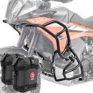 Set Paramotore + borse adatto a KTM 790 / 890 Adventure 23-24 Motoguard SH26 nero