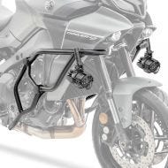 Set Sturzbügel + Zusatzscheinwerfer passend für Yamaha Tracer 9 / GT 21-24 Nebelscheinwerfer Motoguard KT11
