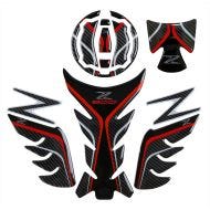 Paraserbatoio compatibile con Kawasaki Z 900 17-24 Tankpad Zaddox TPS rosso