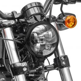 Grosser chrom Motorrad Scheinwerfer Springer Style für Harley Davidson Halter 