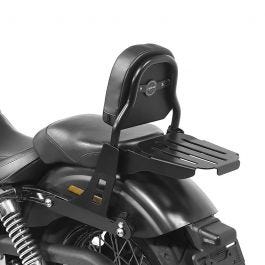 Portapacchi Nero Solo per Harley Davidson Dyna Street Bob e Wide Glide FXD 06-17
