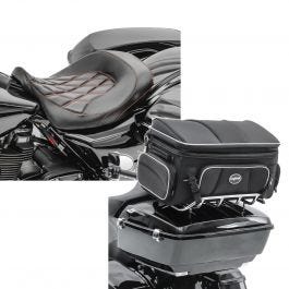 Solo Sitz Kompatibel für Harley Electra Glide Ultra Classic 09-20 Craftride SL2BK 