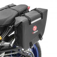 Motorrad Satteltaschen Wasserdicht Bagtecs WP6 2x15L Rollverschluss Seitentasche_1
