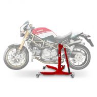 Central Stand Ducati Monster S2R 800 05-07 red Paddock Stand ConStands Power-Classic