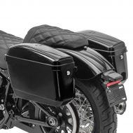 Motorcycle Hard saddlebags (pair) Craftride Nevada 20 Liter each black