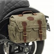 Saddle bag for BMW R 80 G/S / R 65 G/S side bag Craftride CV1 army green