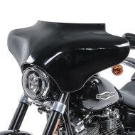 Carena Batwing per Harley Davidson Road King / Softail / Fat Boy Cupolino parabrezza Craftride nero