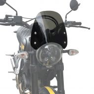 Windschild für Ducati Scrambler Night Shift 2021 Craftride DS2 Windschutzscheibe schwarz_1