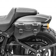 Motorbike Saddlebag left Craftride Arizona 3Ltr Side Bag for Chopper black