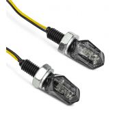 LED-merkkivalot KTM 690 Enduro/ R -malliin E-mark Lumitecs TX19 mustat sävytettyinä