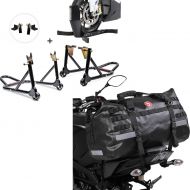 Set: Set SM11 Montageständer Motorradheber Set und Motorradwippe Easy Plus + Hecktasche Drybag XB50 Wasserdicht Volumen 50l_1