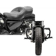 Doppel Sitzbank für Harley Sportster 883 Superlow 11-20 VM2 Sitz 