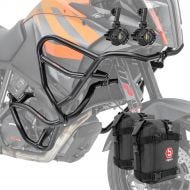 Set Sturzbügel oben unten + Scheinwerfer XL für KTM 1190 Adventure/ R 13-16 + Taschen Motoguard schwarz_1