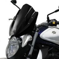 Racing Screen for Suzuki SFV 650 GLADIUS 09-15 Double Bubble "NR" with mounting material MRA black