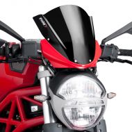 Bulle Touring pour Ducati Monster 1100 / 796 / 696 noir Puig