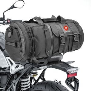 Motorrad Hecktasche Bagtecs TB8 Gepäckrolle inkl. Spanngurte 35Ltr in schwarz_1