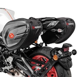 Sivulaukut Bagtecs CRB 40-60 litraa tilavuus moottoripyörä softshell