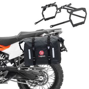 Satulalaukkusarja WP8 yhteensopiva KTM 790 / 890 Adventure/ R 19-25 kanssa Bagtecs-tuilla