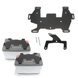 Vario-matkalaukuille sopivat lisämatkatavaratelineet BMW R 1250 GS 19-23 Bagtecs GA23 matkatavaratelineet musta