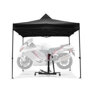 Set Zentralständer Power-Evo für KTM 790 Adventure / R 19-21 mit Rennzelt 3x3m Constands schwarz_1
