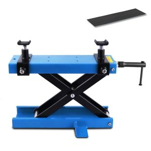Hebebühne Motorrad ConStands Mini-Lift Scherenheber inkl. Gummimatte bis 500kg in blau_1