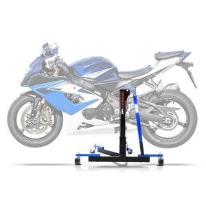 Keskituki Suzuki GSX-R 1000 05-08 sininen Moottoripyörä tunkki ConStands Power-Evo