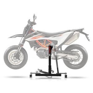 Keskiteline yhteensopiva KTM 690 SMC / R 19-24 harmaan moottoripyörän tunkin kanssa ConStands Power-Evo