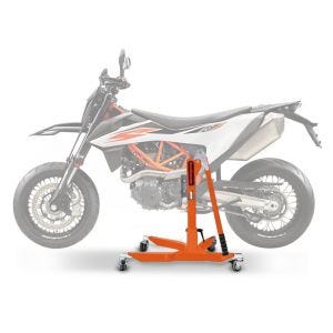 Central stander kompatibel med KTM 690 SMC / R 19-24 orange motorcykel jack ConStands Power-Classic