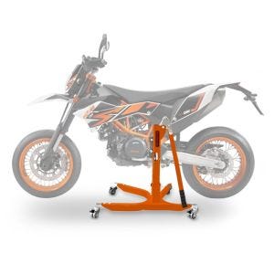 Keskiteline yhteensopiva KTM 690 SMC / R 08-16 oranssin moottoripyörän tunkin kanssa ConStands Power-Classic