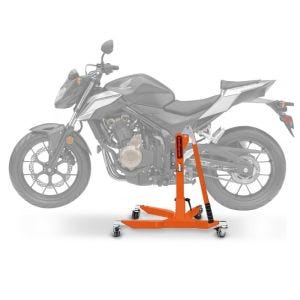 Central Lift compatibel met Honda CB 500 F 16-18 oranje Paddock Stand ConStands Power-Classic