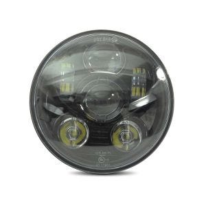 LED Scheinwerfer 5,75" Zoll (14,6cm) Universal Hauptscheinwerfer Craftride schwarz_1