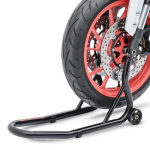 Korjaustelineen etupyörä Yamaha YZF-R6 / YZF-R3 / YZF-R1 Jalustat Fork Black