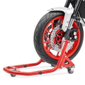 Montageständer vorne Rangierhilfe Motorradständer Constands XB2 rot_1