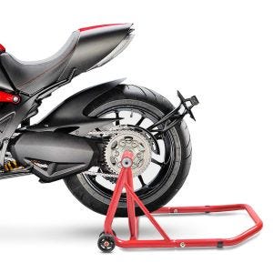 Einarmständer Ducati Diavel / S 11-20 Montageständer ConStands Single-Classic rot