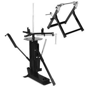 Reifenmontiergerät 12-21" Set mit Wuchtbock für Motorradreifen ConStands schwarz XL9_1