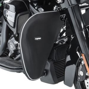 Sturzbügel Spritzschutz für Harley Davidson Touring 1980-2020 Beinwärmer Craftride_1