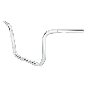 Ohjaustanko Ape Hanger Fat Custom 1-1/4" korkeus 14" yhteensopiva Harley Davidson by Craftride Chrome kanssa