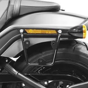 Satulalaukun pidike yhteensopiva Harley Davidson Fat Bob / 114 18-24 spacer vasen Craftriden kanssa