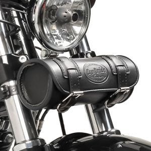 Motorrad Werkzeugrolle Craftride Elgin 2,4Ltr für Chopper Bobber Cafercaer und Scrambler in schwarz_1