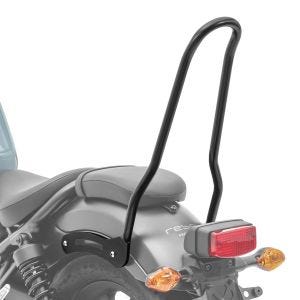 Sissy-tanko yhteensopiva Honda Rebel 500 CMX 17-24 Craftride Tampa black kanssa