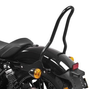 Sissy-tanko yhteensopiva Harley Davidson Sportster 04-20 Craftride Tampa S black kanssa