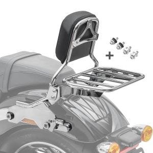 Sissybar für Harley Softail / Sport Glide 18-21 R1 mit Gepäckträger und Docking chrom Craftride_1