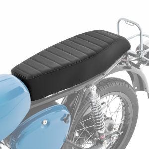 Istuin yhteensopiva Simson S51 S50 S70 Craftride HS17 black kanssa