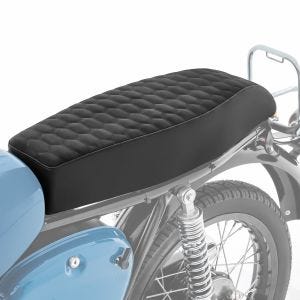 Istuin sopii Simson S51 S50 S70 istuimeen Craftride VN4 hunajakennomuotoilu musta