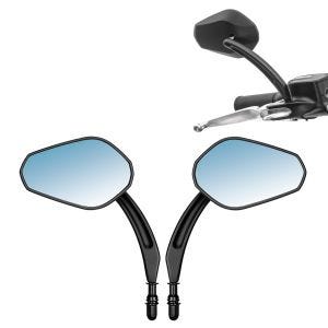 Moottoripyörän peili E-merkillä Craftride HDE2 yhteensopiva Harley Davidson -mallien taustapeilin musta