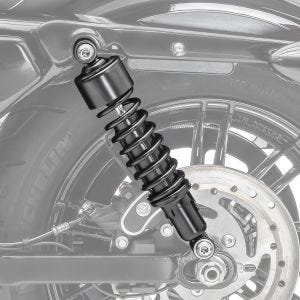 Motorrad Stoßdämpfer 11,9 Zoll 302mm Craftride Federbeine in schwarz_0