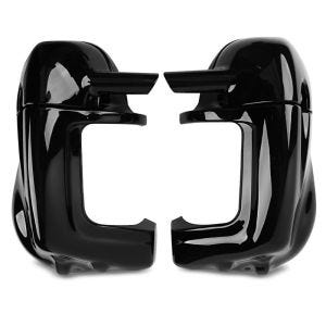 Beinschild für Harley Davidson Touring Modeelle 1983-2013 Craftride belüftet schwarz_1