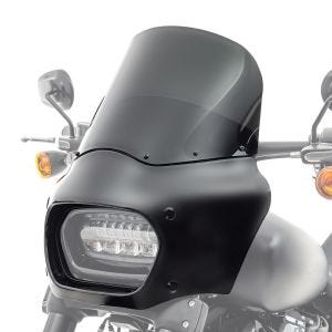 Ajovalomaski yhteensopiva Harley Davidson Softail Fat Bob / 114 18-24 lampun maskin tuulilasin kanssa Craftride MG9